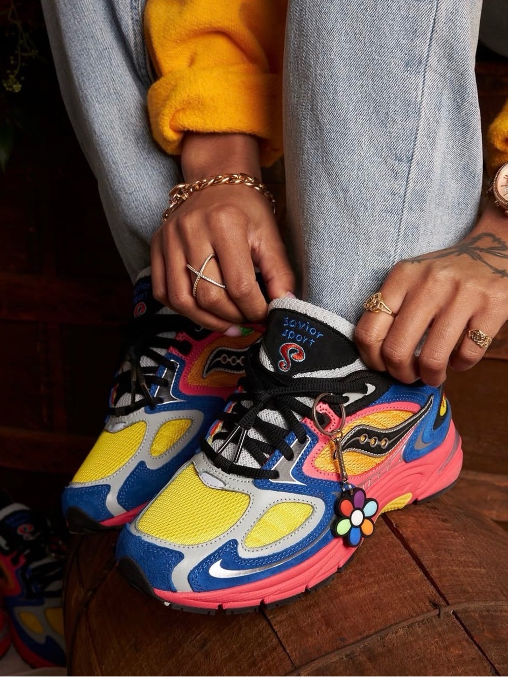 Jae Tips x Saucony Grid Jazz 9 I Love You But I’m Busy Size 5 S70864-3